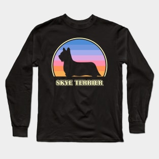 Skye Terrier Vintage Sunset Dog Long Sleeve T-Shirt